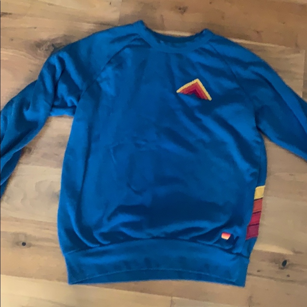 Aviator Nation royal blue sweatshirt